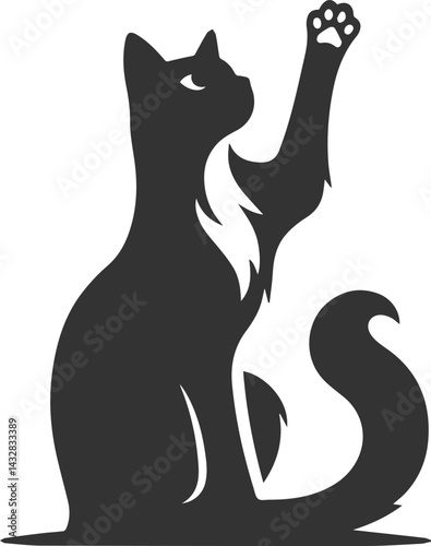 Silhouette of a cat