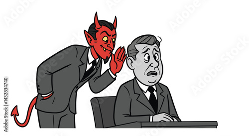 Devil Whispering Corruption