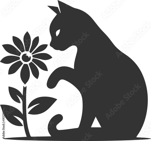 Silhouette of a cat