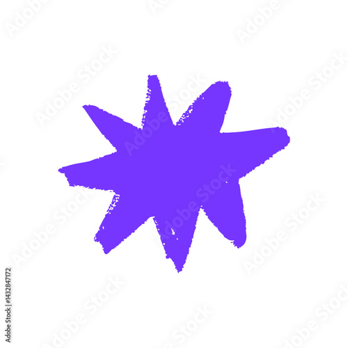 purple starburst illustration