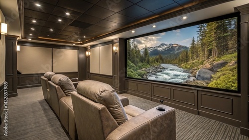 A comfortable contemporary living room interior features a sofa and table near a window, showcasing modern home design