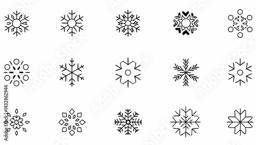 set-of-snowflake-icons--snowflake-winter--black-sn.eps