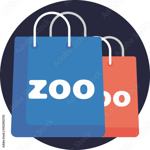 Storage for Zoo Essentials: A bag designed to hold personal items or zoo-related equipment, such as snacks, maps, or cameras, for a day at the zoo.