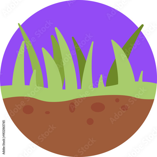 Natural Habitat: Represents the grassy areas where many zoo animals graze or rest.
