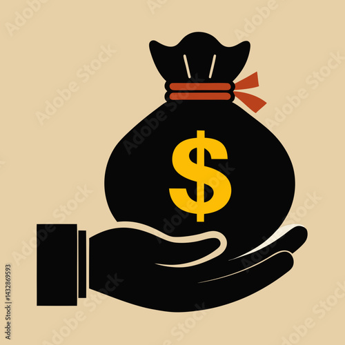bag with money