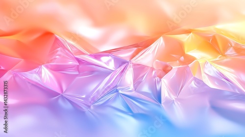 Abstract Geometric Pattern with Pastel Gradients