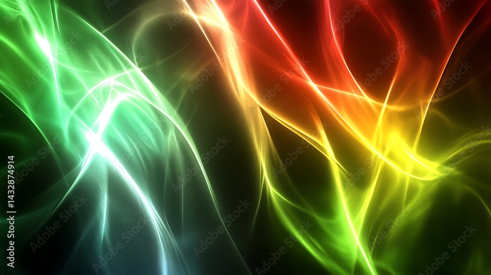 Fototapeta premium Colorful abstract digital art