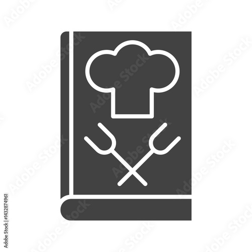 Cookbook icon vector image. Suitable for mobile apps, web apps and print media.