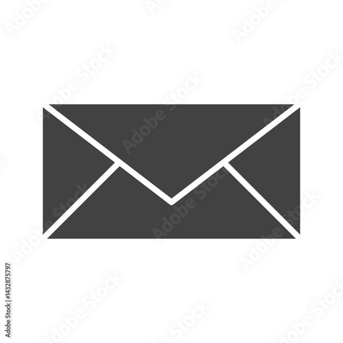 Email icon vector image. Suitable for mobile apps, web apps and print media.