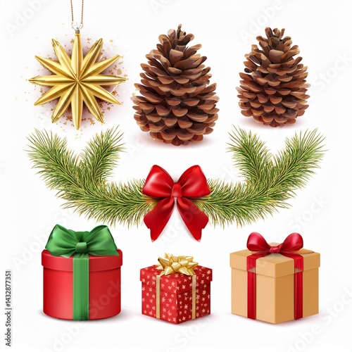 christmas tree and gifts