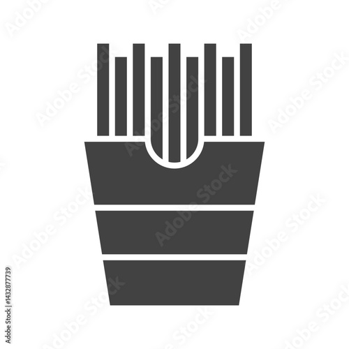French Fries icon vector image. Suitable for mobile apps, web apps and print media.