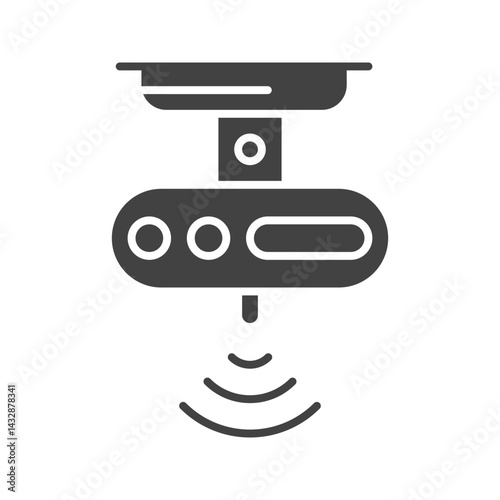 Infrared Sensor icon vector image. Suitable for mobile apps, web apps and print media.