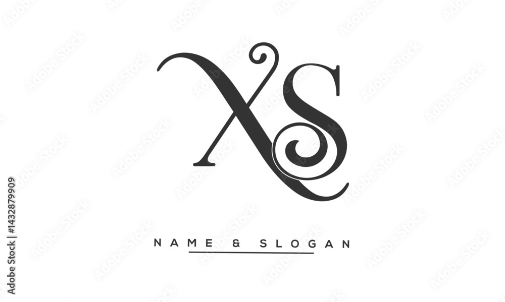 SX, XS Abstract Letters Logo Monogram