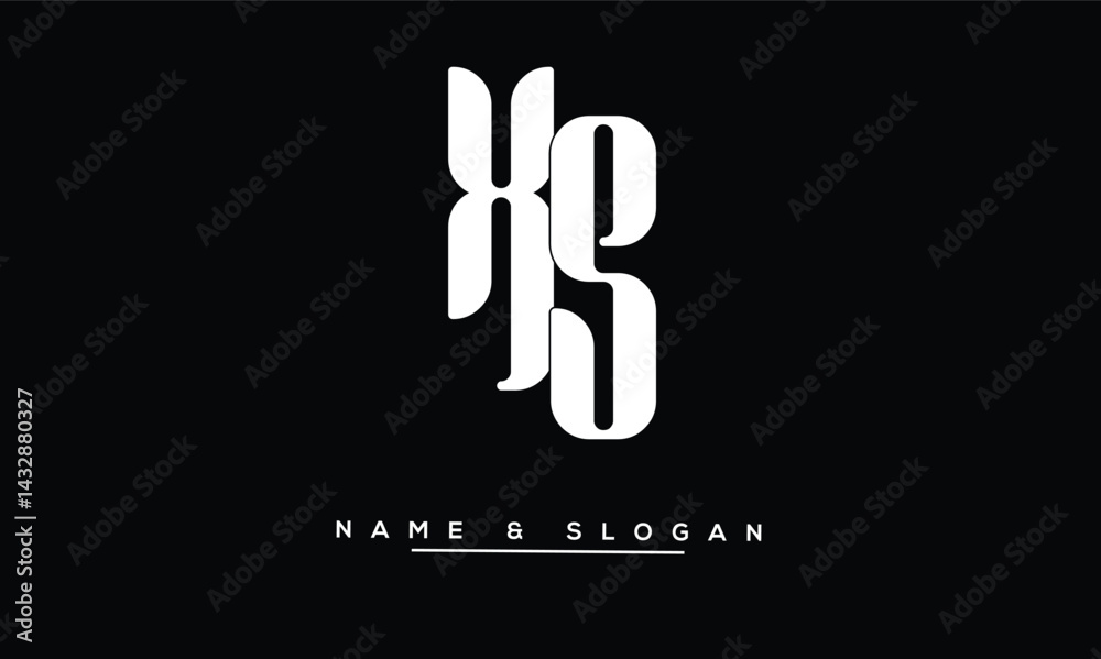 SX, XS Abstract Letters Logo Monogram