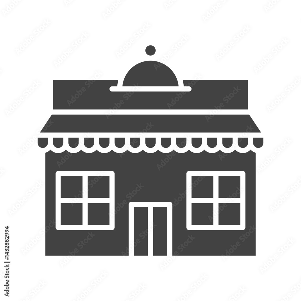 Restaurant icon vector image. Suitable for mobile apps, web apps and print media. Restaurant icon vector image. Suitable for mobile apps, web apps and print media.