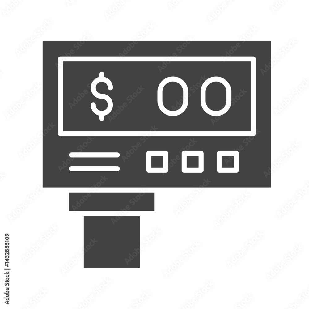 Taxi Meter icon vector image. Suitable for mobile apps, web apps and print media. Taxi Meter icon vector image. Suitable for mobile apps, web apps and print media.