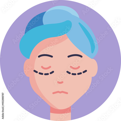 Cosmetic Eyelid Surgery: A procedure that reshapes the eyelids by removing excess skin, muscle, or fat to improve appearance or function.