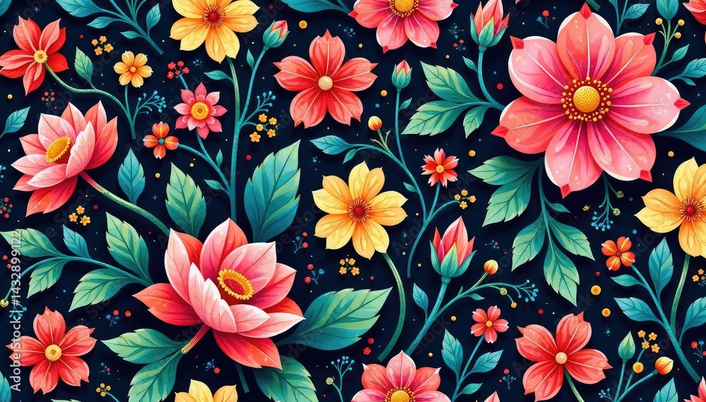 Intricate, flowing floral pattern, continuous design, subtle, flowing Intricate, flowing floral pattern, continuous design, subtle, flowing