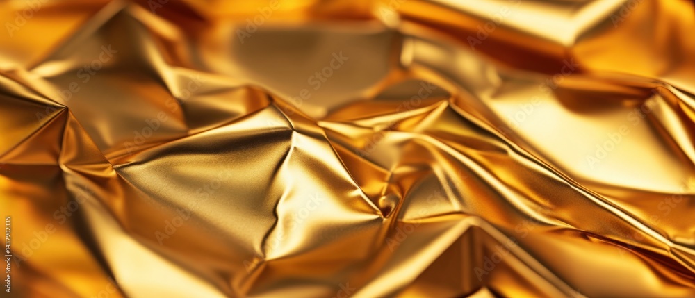 Gold crumpled texture Gold crumpled texture