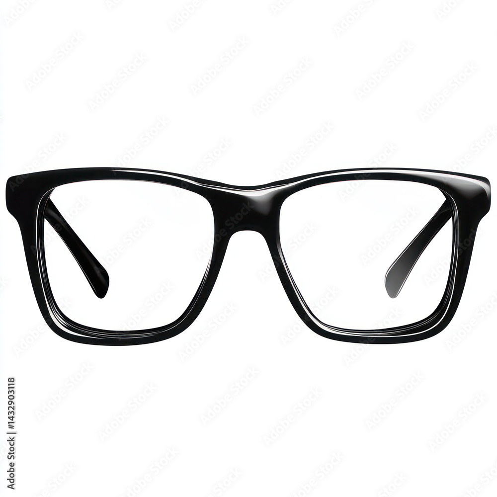 Fototapeta premium glasses isolated on white background