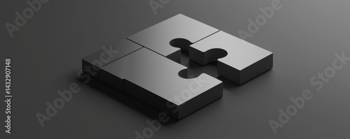A conceptual puzzle piece metaphor for problem-solving in business strategies.