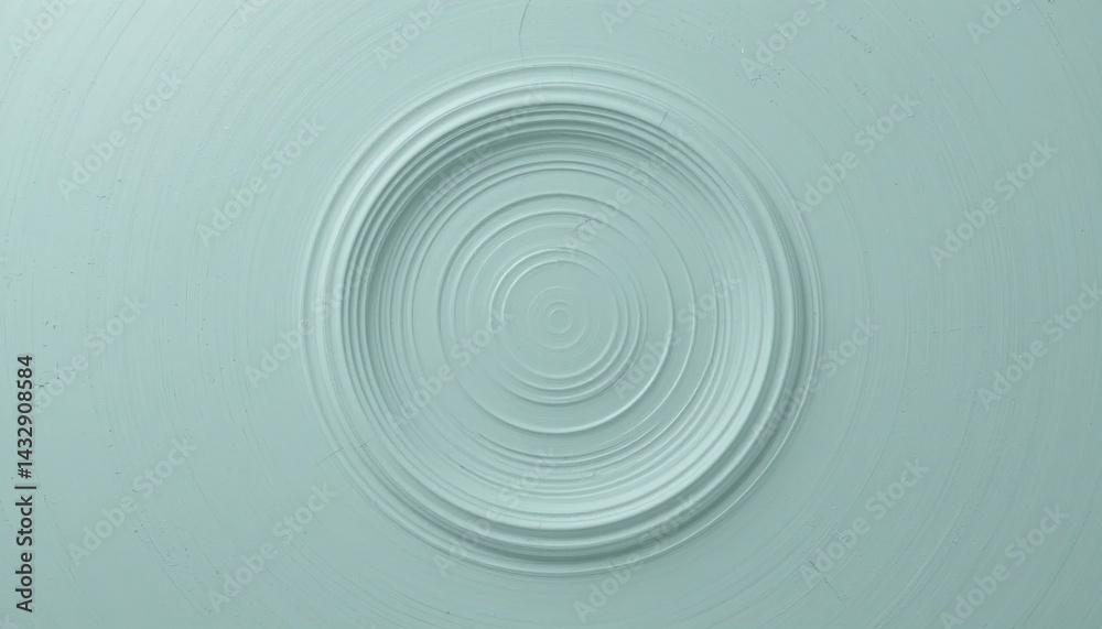 Fototapeta premium Exploring circular patterns in water ripples underwater photography calm environment top-down view abstract concept