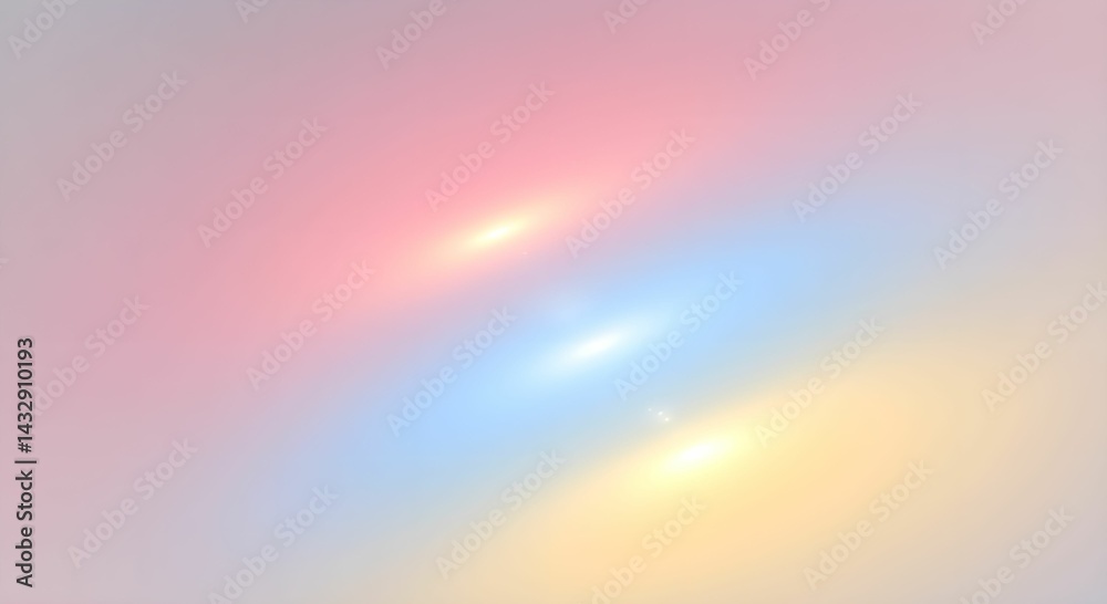 Obraz premium 柔らかな光のスポットがあるソフトパステル背景