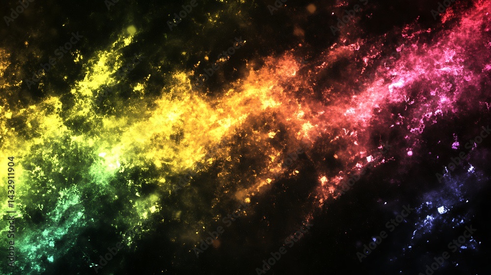 Naklejka premium Colorful Abstract Space Background (1)