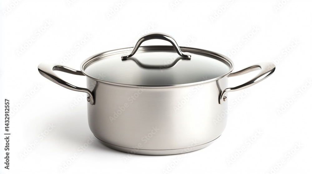 Professional Pot Pan Isolated White Background Professional Pot Pan Isolated White Background