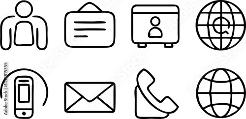 Obraz na płótnie Web icon set. Website set icon vector. for computer and mobile w salonie