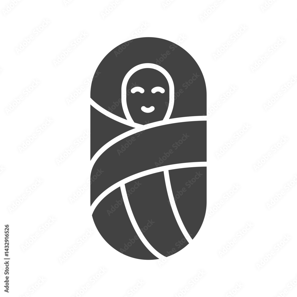 Baby Girl icon vector image. Suitable for mobile apps, web apps and print media. Baby Girl icon vector image. Suitable for mobile apps, web apps and print media.