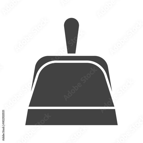 Dustpan icon vector image. Suitable for mobile apps, web apps and print media.
