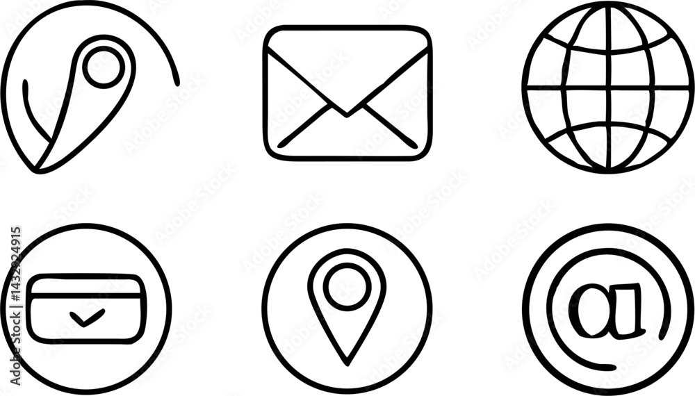 Web icon set. Website set icon vector. for computer and mobile