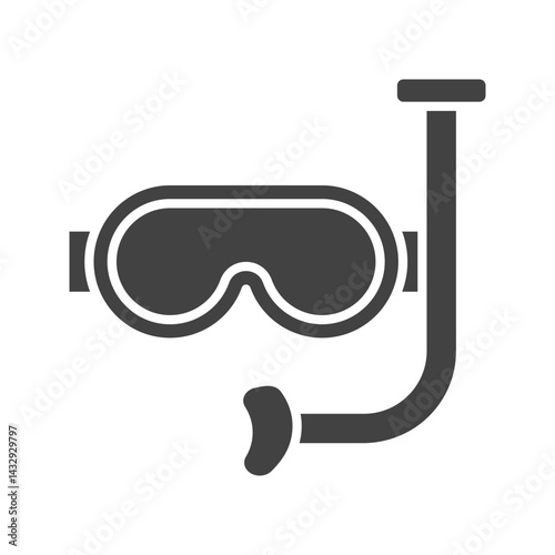 Scuba Diving icon vector image. Suitable for mobile apps, web apps and print media.