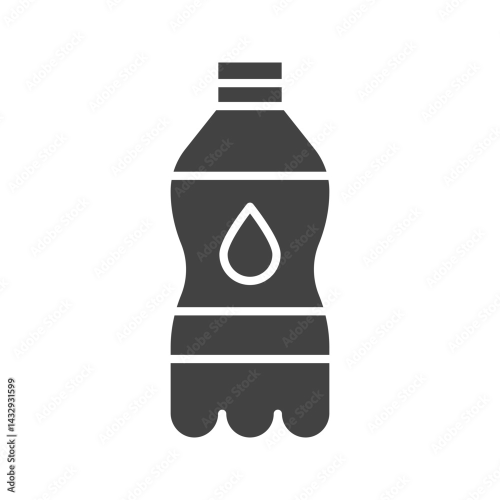 Water Bottle icon vector image. Suitable for mobile apps, web apps and print media. Water Bottle icon vector image. Suitable for mobile apps, web apps and print media.
