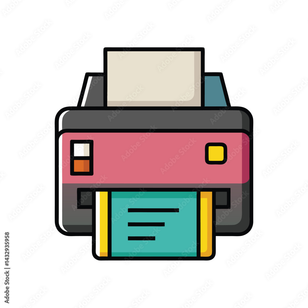Printer Vector Icon Printer Vector Icon