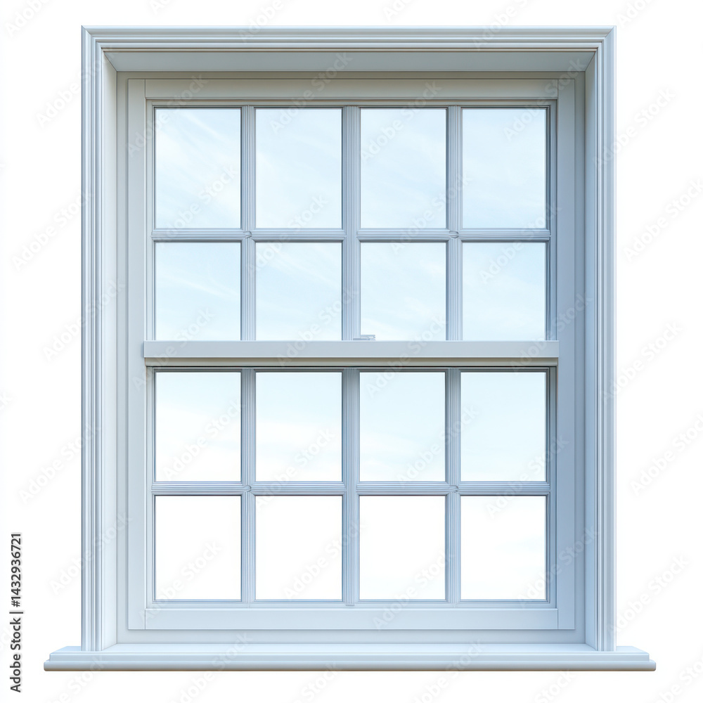 window on a white background window on a white background