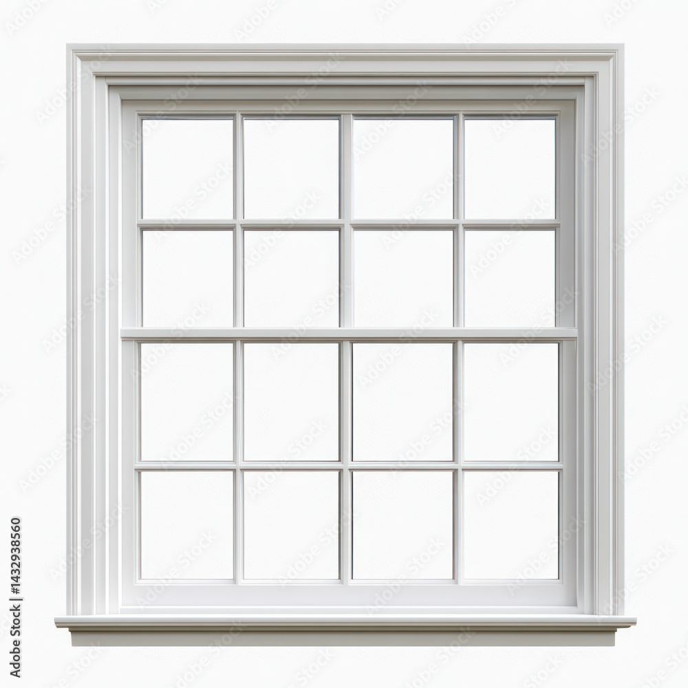 window on a white background window on a white background