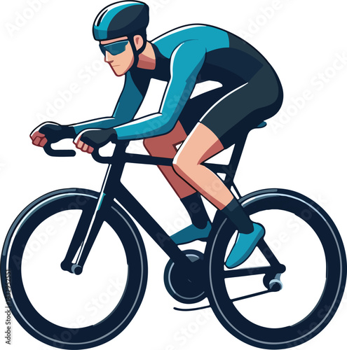 riding bicycle