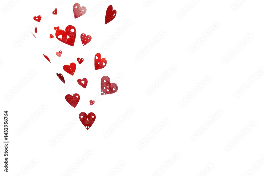 Seven of Hearts Playing Card Air Flutter Seven of Hearts Playing Card Air Flutter