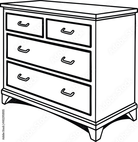 set of kitchen furniture