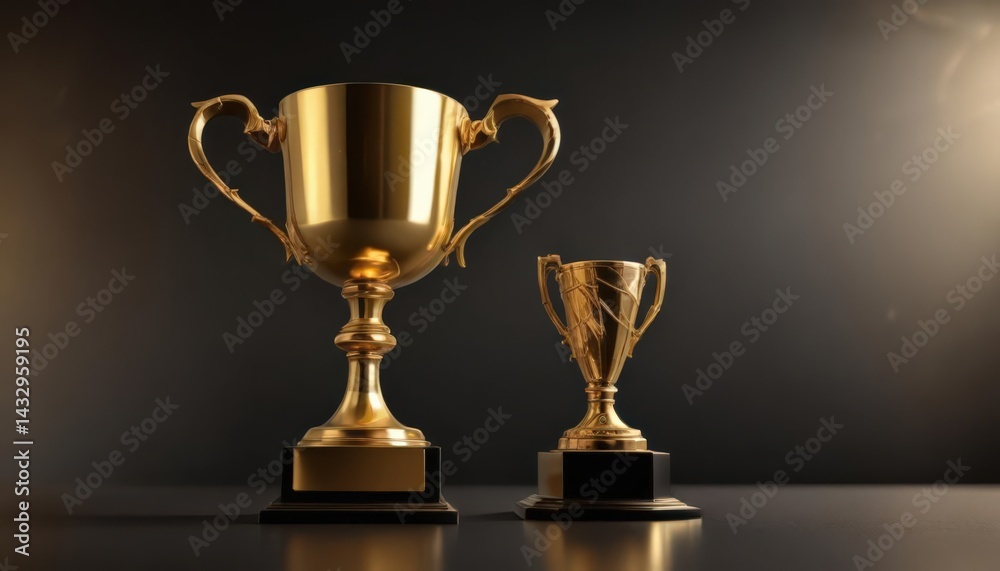 Abstract golden cup trophy vector silhouette against a modern background , prize, illustration, modern Abstract golden cup trophy vector silhouette against a modern background , prize, illustration, modern