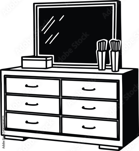 furniture icons set