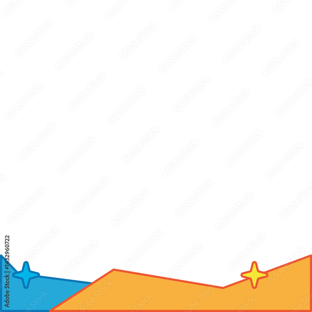 Fototapeta premium Retro Footer