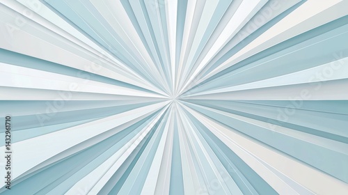 Radiating Lines of Light Blue and White