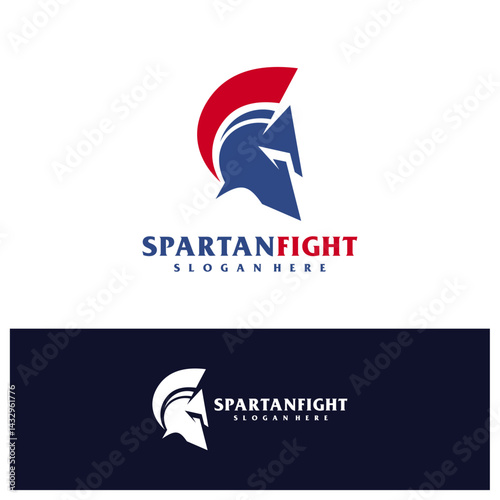 Free Download Spartan logo design concept vector. Spartan Head Logo Design Template. Creative Symbol. Icon - GFXLoad