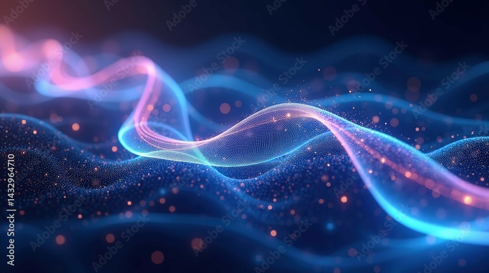 Obraz premium Abstract space nebula background image