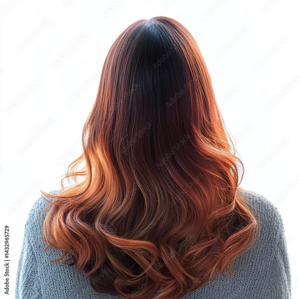 Naklejka premium woman with red hair