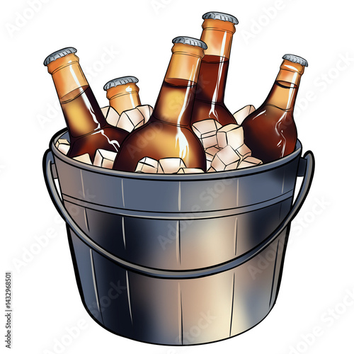 International Beer Day Party with Craft Beers and Laughter Shared Among People During Happy Hour