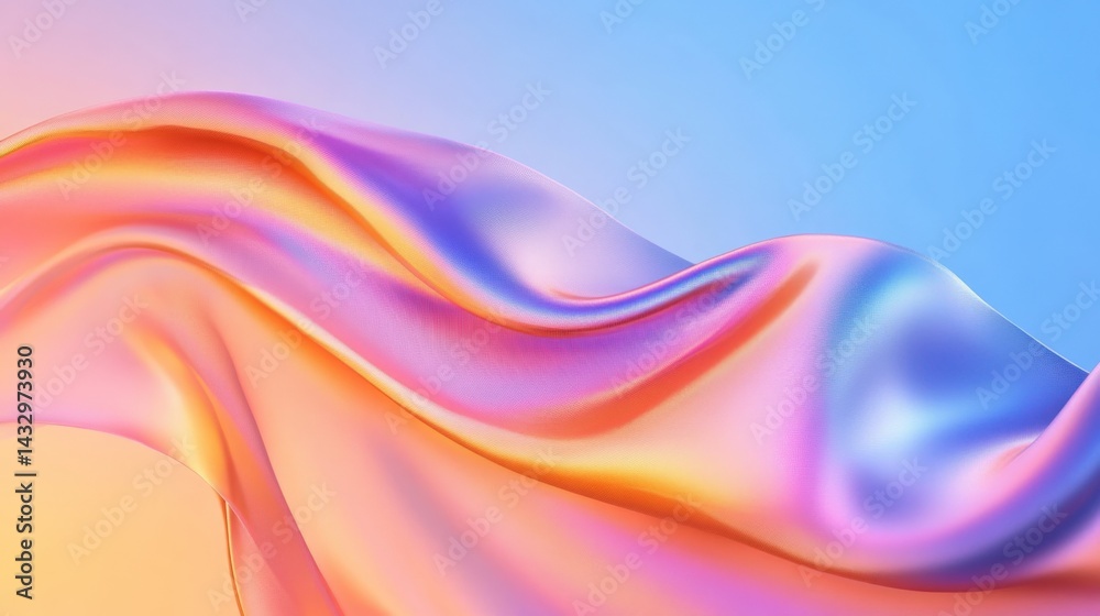 Fototapeta premium Colorful abstract fabric background